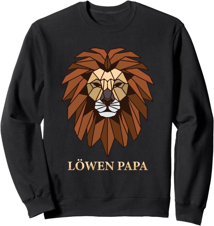 Fur Papa ist ein Elternteil Löwenpapa, eine Elternfamilie Sweatshirt