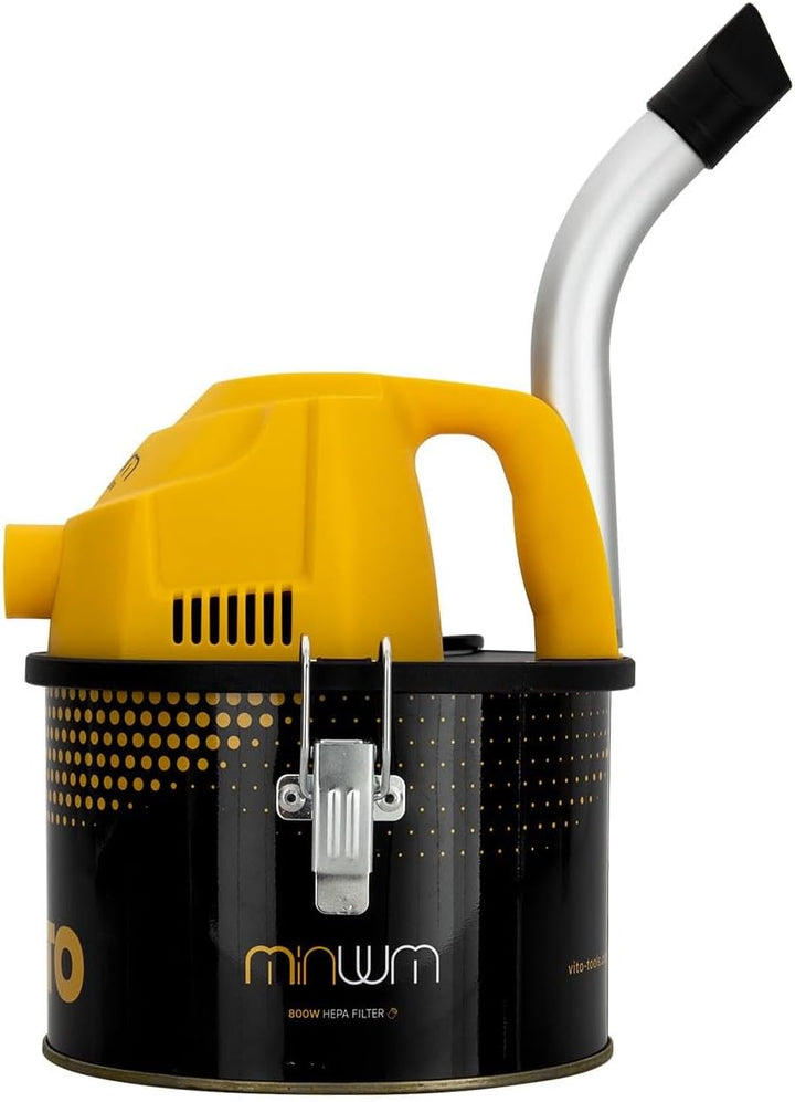 VITO - Aschesauger, 800 W, 4 l, HEPA-Filter, Asche bis 40 °C