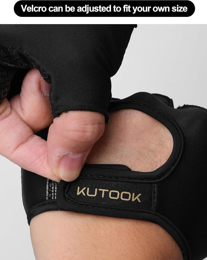 KUTOOK Fitness Handschuhe Kraftsport für Gym Fitnessstudio Gewichtheben Krafttraining Workout KFAC25