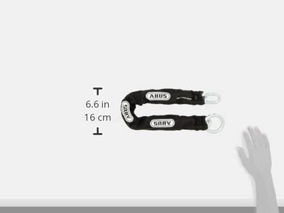 ABUS Kette 12KS Loop - Zusatzsicherung für Motorroller, Motorräder, Fahrräder - Länge 80 cm