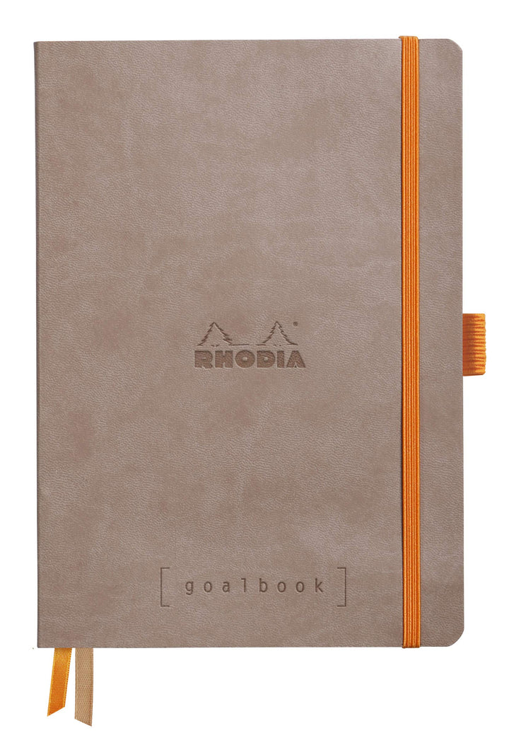 Rhodia 117573C Notizheft Goalbook (DIN A5, 14.8 x 21 cm, Dot, praktisch und trendige, mit weichem De