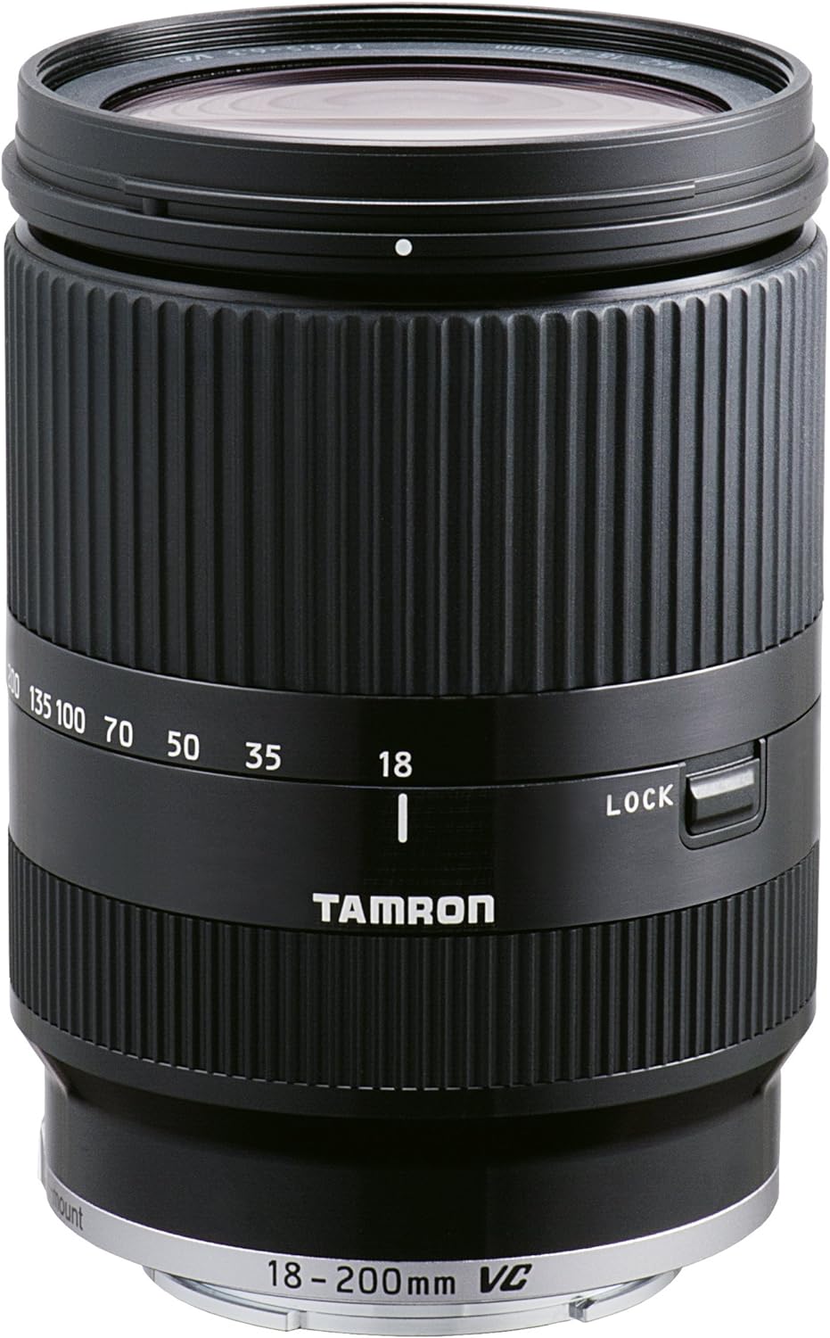 Tamron 18-200mm F/3.5-6.3 Di III VC Nex Objektiv für Sony NEX-Serie schwarz schwarz Single, schwarz