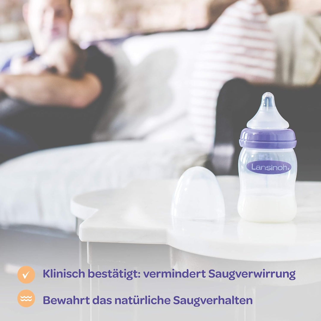 Lansinoh 2in1 Elektrische Milchpumpe - beleuchtetes LCD-Display - ein- oder beitseitiges Abpumpen -