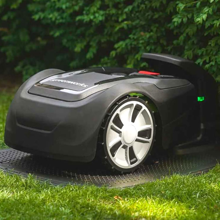 Greenworks Optimow 7 Mähroboter für Rasenflächen bis 750 m2 , Bluetooth-Appgesteuert Rasenmäher Robo
