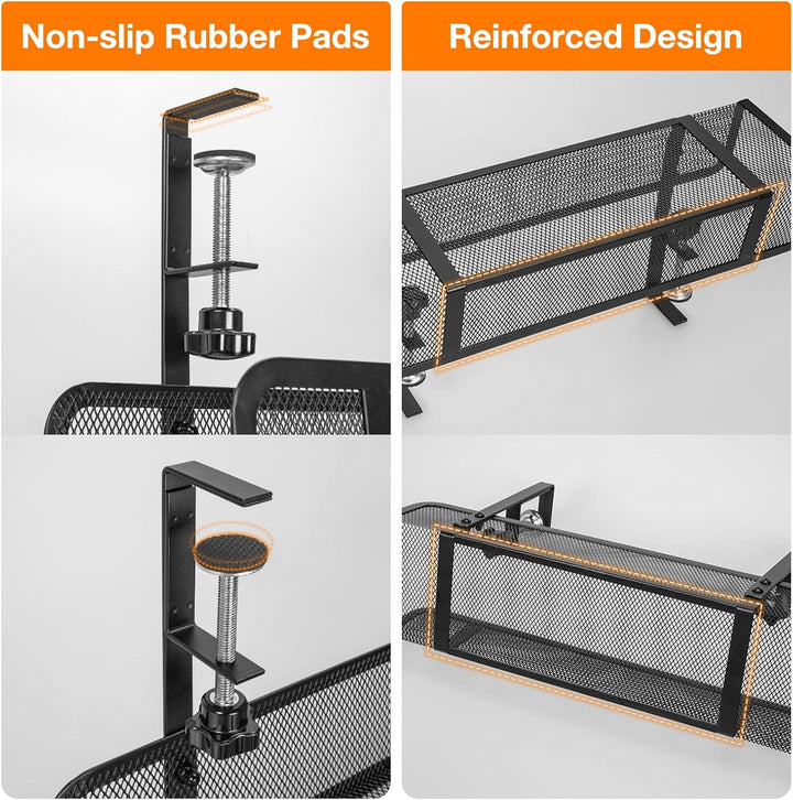 Kabelkanal Schreibtisch 2er Set, Kabelmanagement Schreibtisch Kabelhalter Kabel Organizer Ohne Bohre