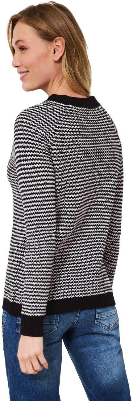 Cecil Damen B302167 Strickpullover XL Grau, XL Grau