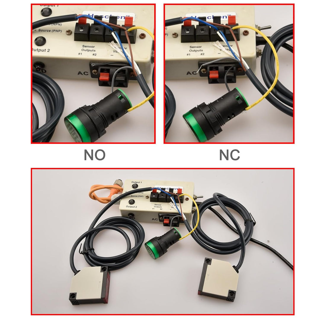 Heschen Fotoelektrischer Schalter, E3JK-5DM2-5L, 24-240VAC/12-240VDC, Bijection Type, Detection Dist