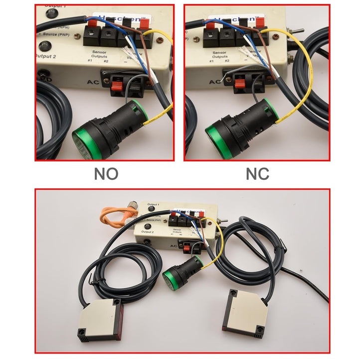 Heschen Fotoelektrischer Schalter, E3JK-5DM2-5L, 24-240VAC/12-240VDC, Bijection Type, Detection Dist