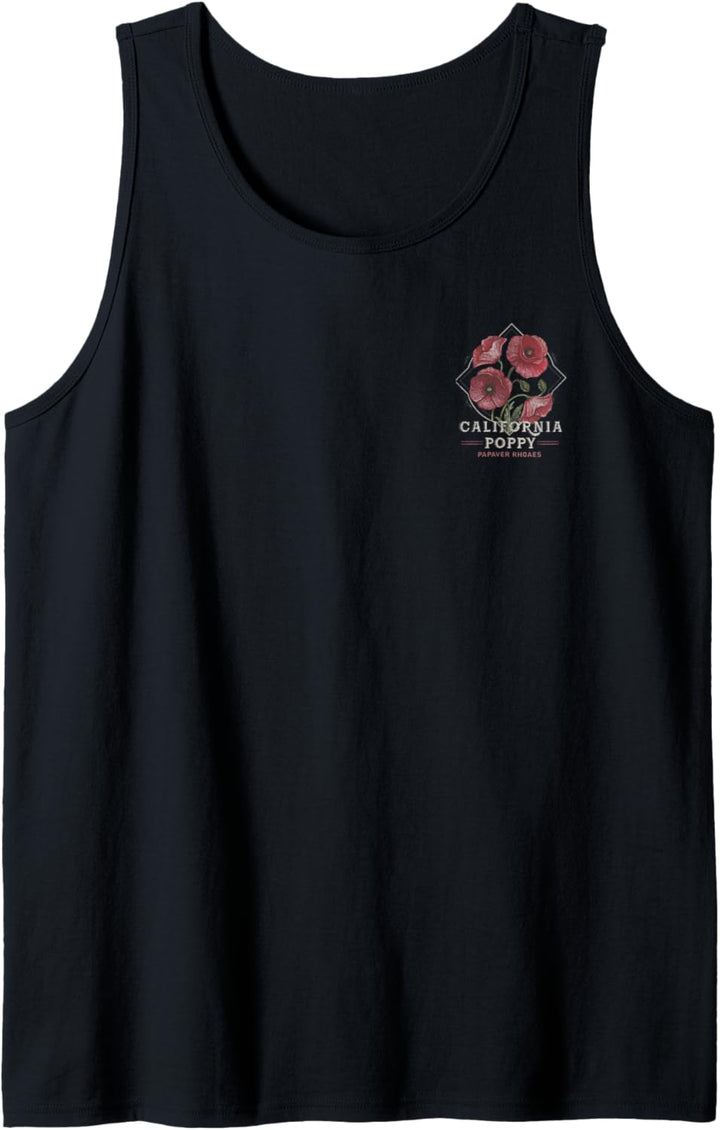 California Poppy V2 Front & Back Tank Top