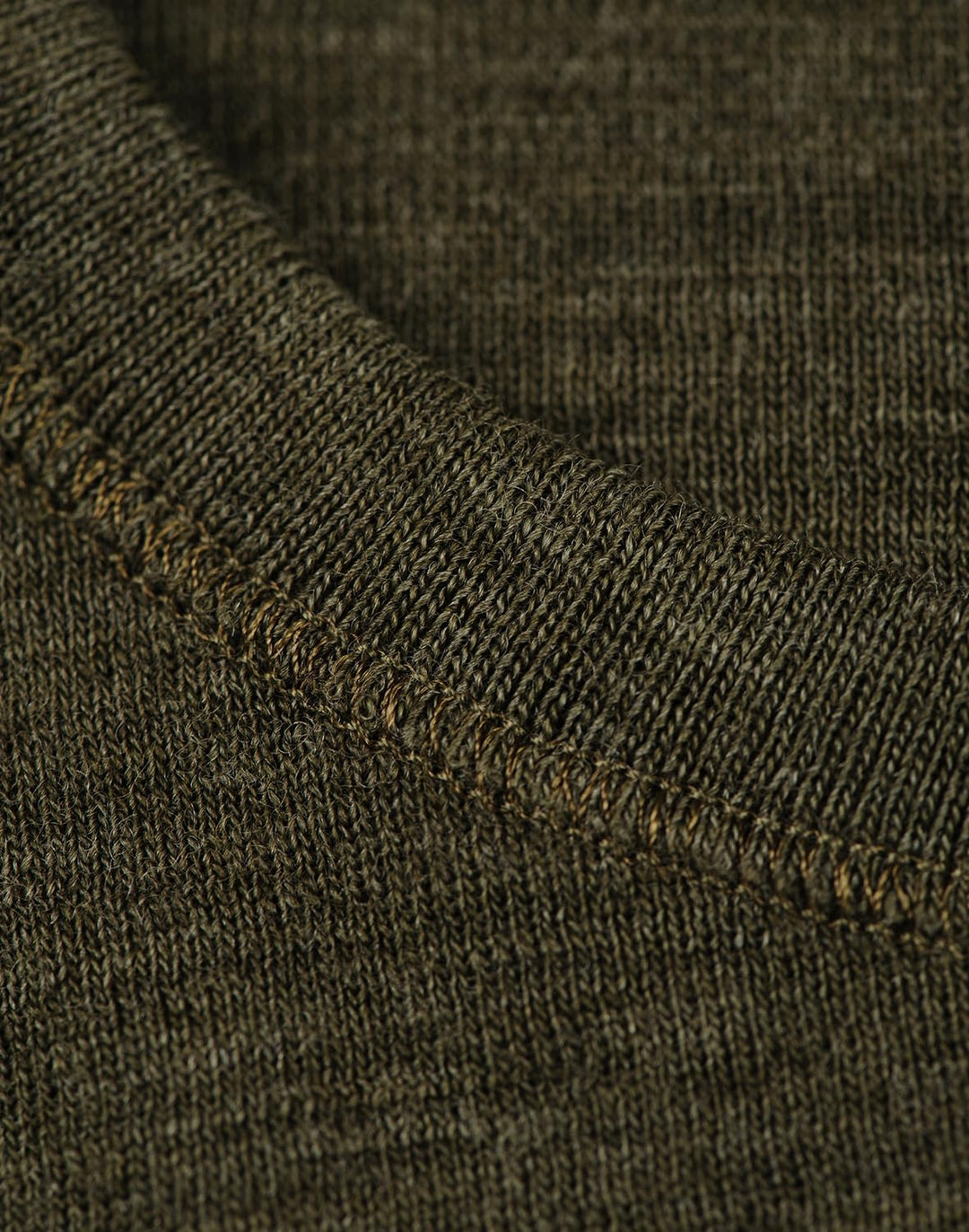 Dilling Damen T-Shirt aus Merinowolle 34 Dunkelgrün Meliert, 34 Dunkelgrün Meliert