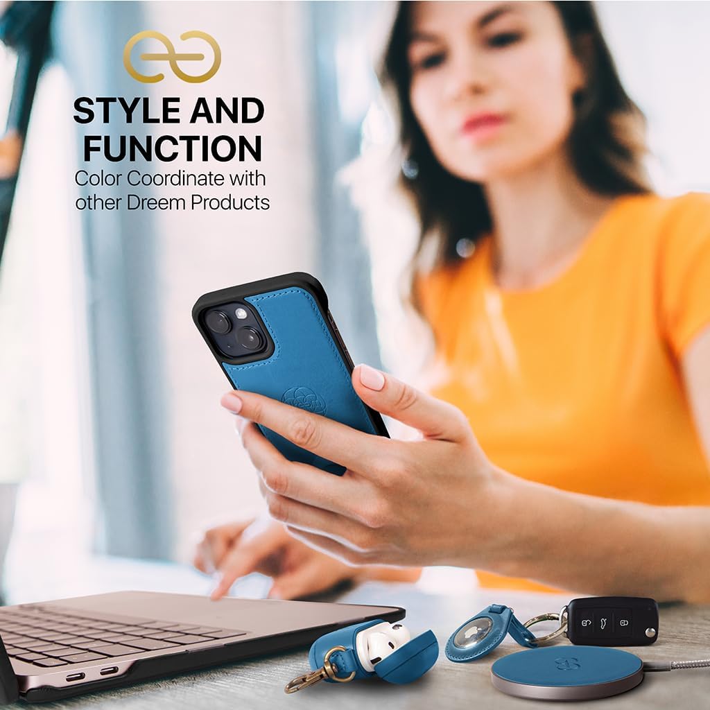 Dreem Fibonacci iPhone 14 Plus Brieftaschen-Etui / 2-in-1 stossfestes Etui und abnehmbares Folio aus