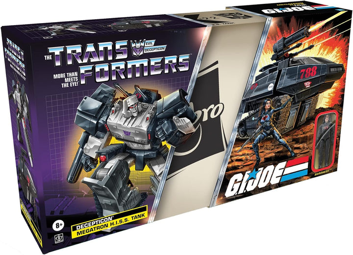 Transformers F3983 Generations Collaborative: G.I. Joe Mash-Up, Megatron H.I.S.S. Panzer und Barones