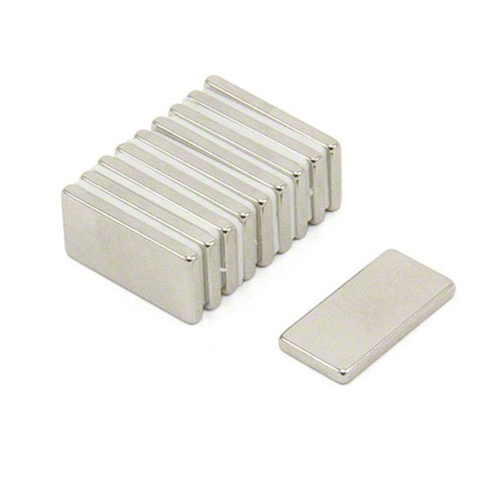 Magnetastico® | 40 Stück Neodym Magnete N52 Rechteck 20x10x2 mm | Kühlschrankmagnet Pinnwandmagnet D