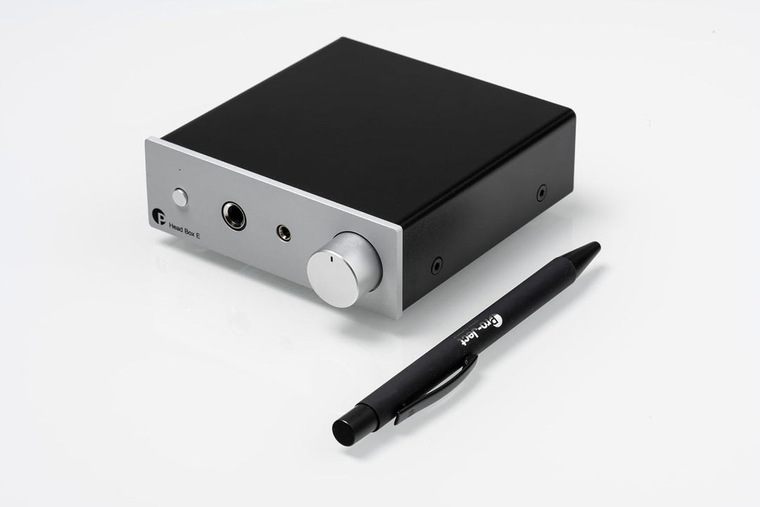 Pro-Ject Head Box E Mikro High End Kopfhörerverstärker (Silber), Silber