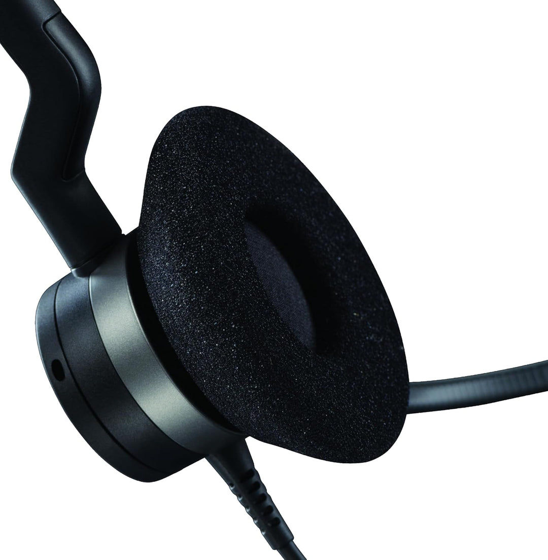Jabra Biz 2300 USB-A MS On-Ear Stereo Headset - Skype for Business zertifizierte Kabel-Kopfhörer mit