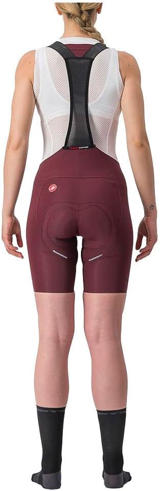CASTELLI Damen Shorts Free Aero Rc W Bibshort XS Deep Bordeaux, XS Deep Bordeaux