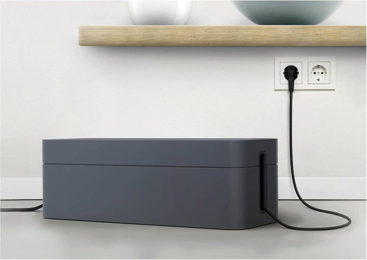 Durable Kabelbox Cavoline Box L (für 5-fach Steckdosenleiste, mit Gummifüssen, 406 x 139 x 156 mm (B