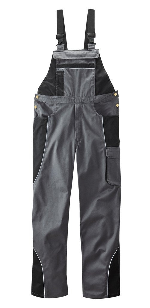 HD CONCEPT Active Latzhose, 48, anthrazit/schwarz, 8768 Anthrazit / Schwarz 48, Anthrazit / Schwarz