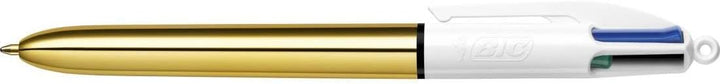 BIC 4 Farben Kugelschreiber Set 4 Colours Shine, in verschiedenen Farben, 12er Pack, Ideal für das B
