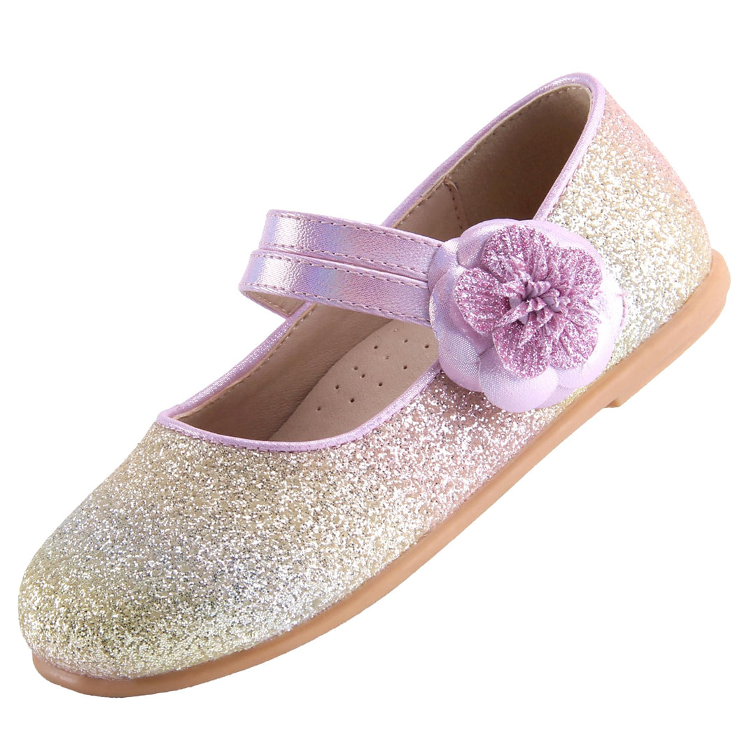 EIGHT KM EKM7063 Kleinkind Mädchen Kleid Schuhe Mary Jane Wohnungen Prinzessin Hochzeit Schuhe Balle