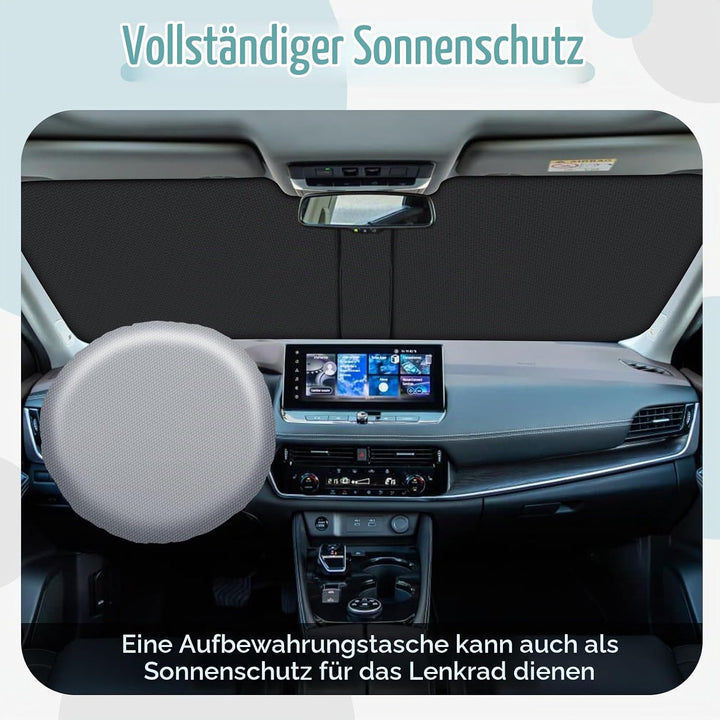 [Upgrade] CDEFG Kompatibel mit Nissan X-Trail T33 2022-2025 2026 Sonnenschutz Abdeckungen Frontschei