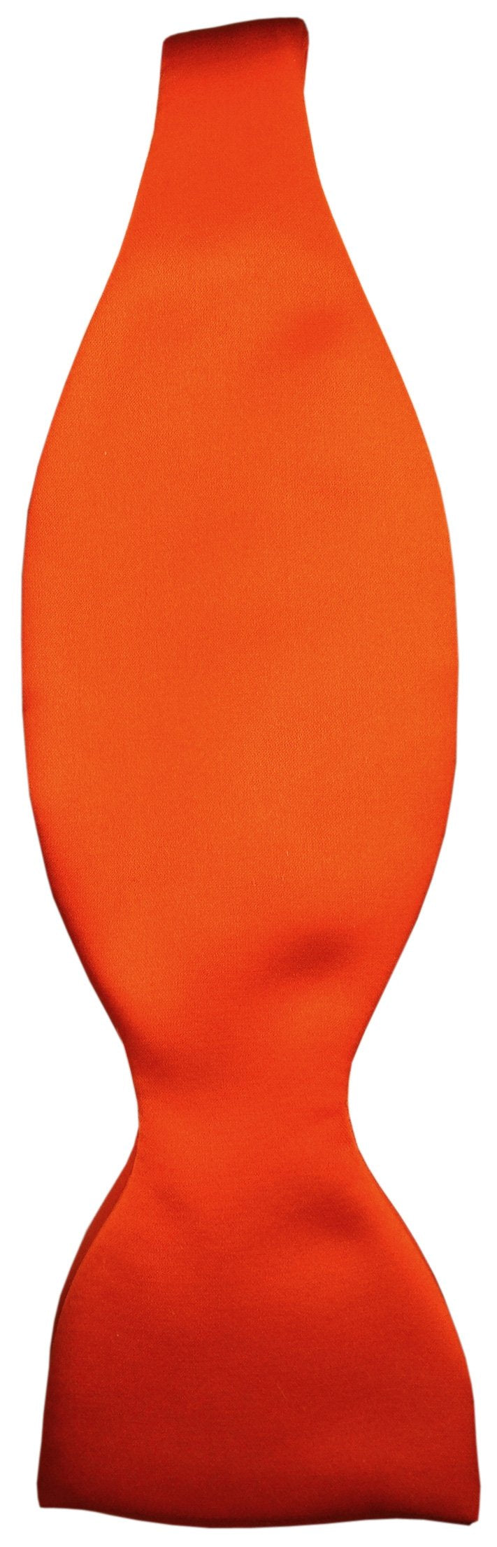 TigerTie Selbstbinder Seidenfliege in einfarbig Uni, Spitzenqualität, Querbinder 100% Seide + Aufbew