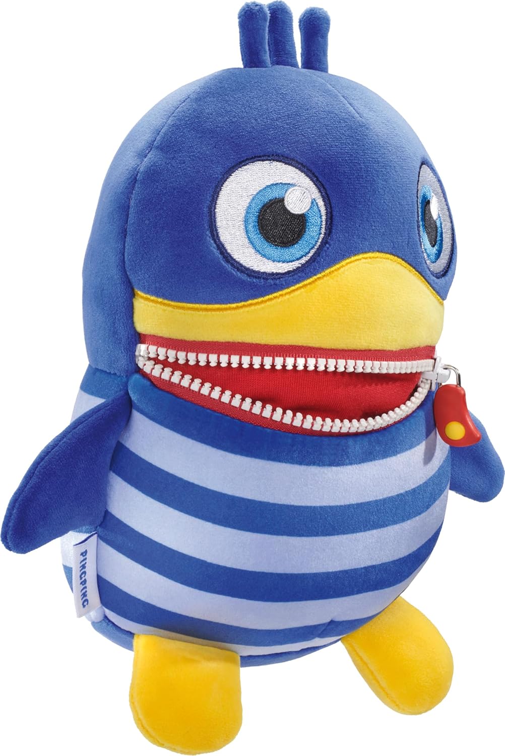Schmidt Spiele 42660 Sorgenfresser, PingPing, 22 cm, Edition Boogie Woogies, Plüschfigur, Blau Ping