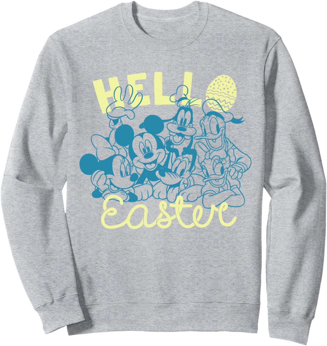 Disney Mickey and Friends Hello Easter Sweatshirt