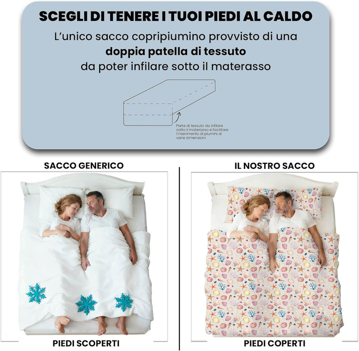 Italian Bed Linen, Fashion Bettbezug Set, Mikrofaser, Marea, Einzelbett Einzelbett Marea, Einzelbett