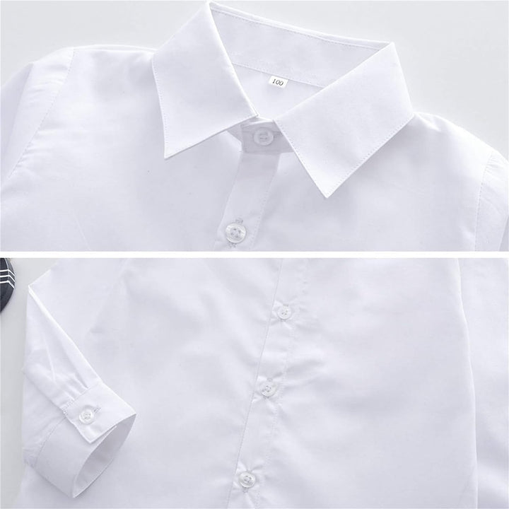 FStory&Winyee Zauberer Set Bluse Rock Weste Krawatte Brille Kostüm Zubehör für Kinder Erwachsene Zub