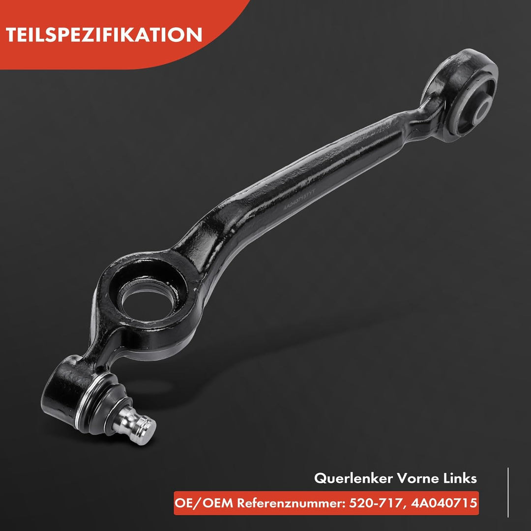 Frankberg 2x Querlenker Vorderachse unten Kompatibel mit 100 4A C4 2.0L-2.8L 1990-1994 A6 4A C4 1.8L