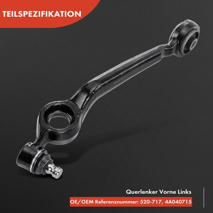 Frankberg 2x Querlenker Vorderachse unten Kompatibel mit 100 4A C4 2.0L-2.8L 1990-1994 A6 4A C4 1.8L