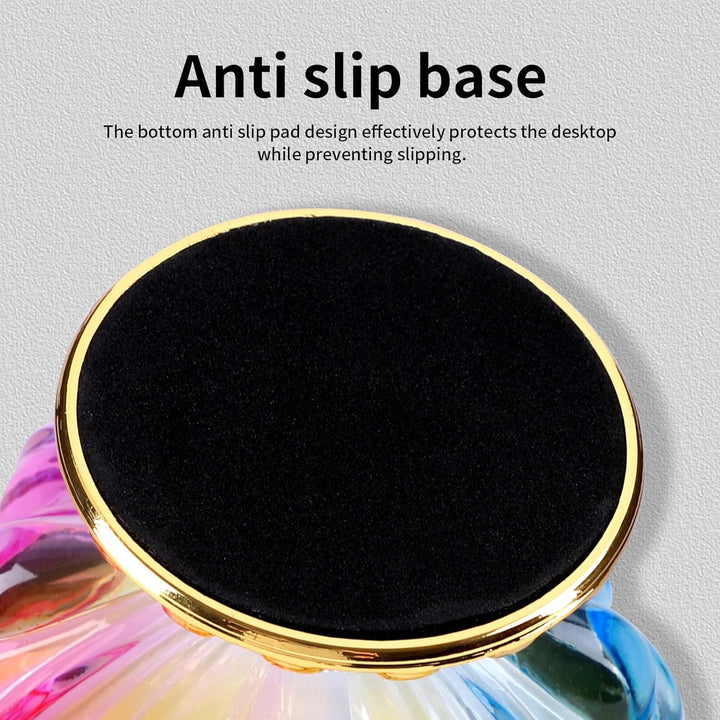 Xnqelerate 2st Lotusfruchtteller Obstschale Bonbonschale mit Fuss Deko Schale Kleine Glasschale Deko