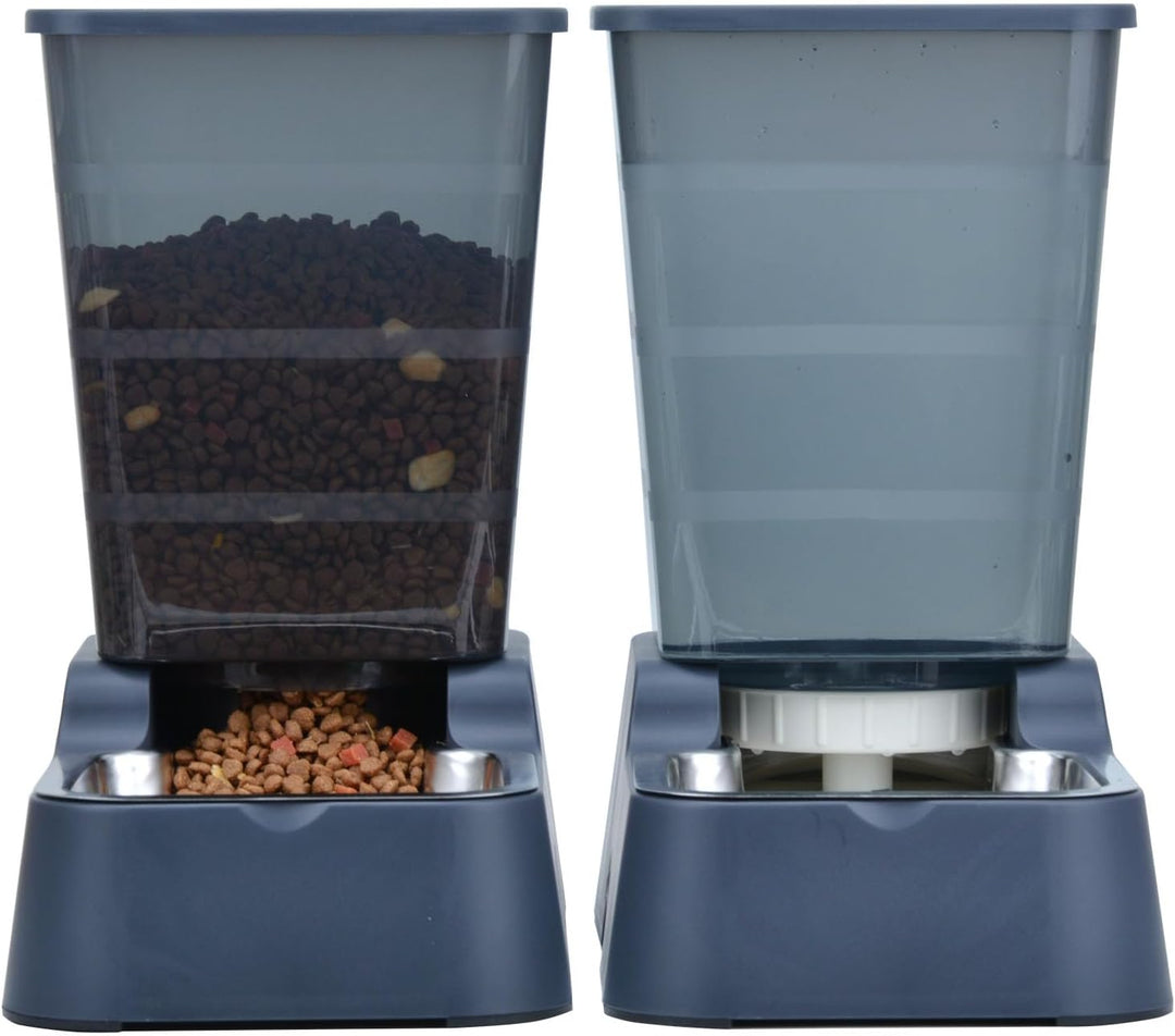 5L Automatischer Hundefutterspender und Hundewasserspender Katzenfutterspender und Katzenwasserspend