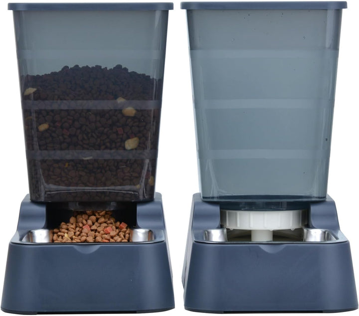 5L Automatischer Hundefutterspender und Hundewasserspender Katzenfutterspender und Katzenwasserspend
