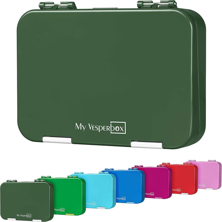 My Vesperbox® Brotdose für Kinder mit Fächern [LEN] - Lunchbox mit Trennfächern - Bento Box - Jausen