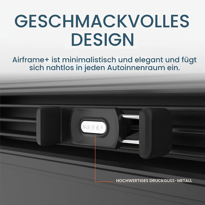 Kenu Airframe+, Air Vent Autotelefonhalterung, Handyständer für das Auto, erweiterbarer Griff und 36