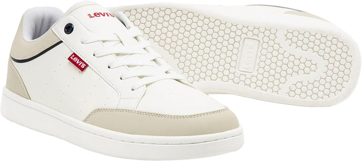 Levi's Herren Billy 2.0 Sneaker 40 EU Brilliant White, 40 EU Brilliant White