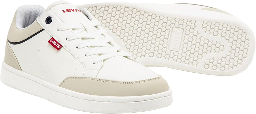 Levi's Herren Billy 2.0 Sneaker 44 EU Brilliant White, 44 EU Brilliant White