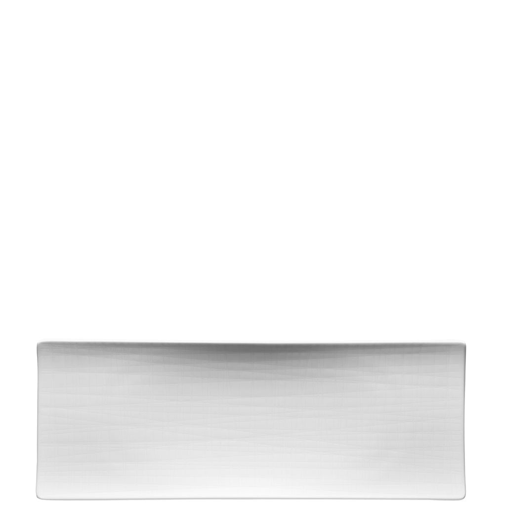 Rosenthal Mesh Weiss Platte 34 x 13 cm flach