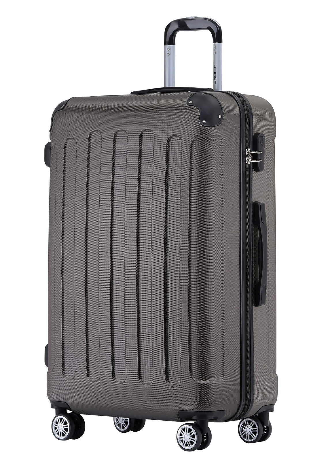 BEIBYE Hartschalen-Koffer Trolley Rollkoffer Reisekoffer Sicherheit Zahlenschloss Zwillingsrolle ABS