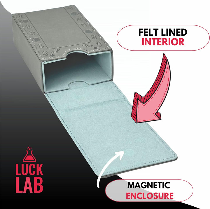 Luck Lab Tarot-Kartenetui aus Leder, für die meisten Tarotkarten in Standardgrösse (passend für Deck