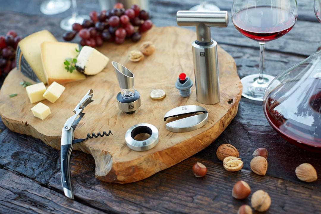ZWILLING Sommelier Sekt-Flaschenverschluss, Edelstahl, Rund, 4 cm, Silber