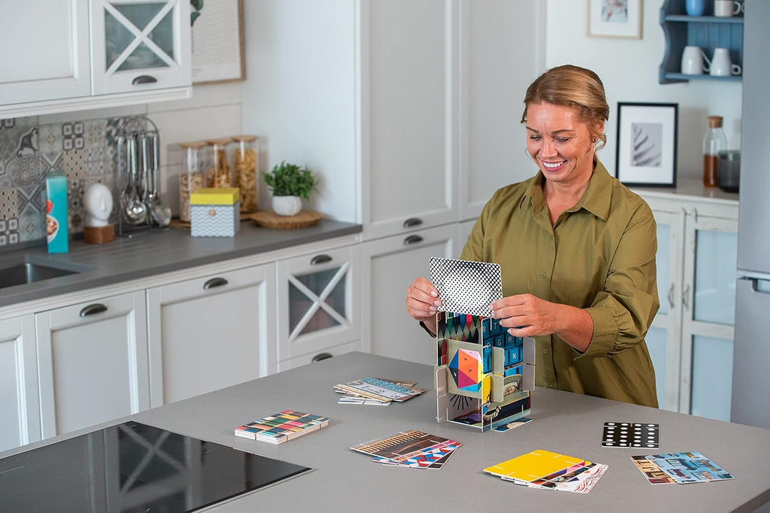 Ravensburger Eames House of Cards® Collectors Edition - Der Steckspiel Klassiker mit den Designs von