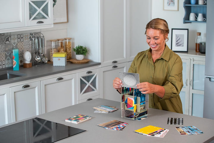 Ravensburger Eames House of Cards® Collectors Edition - Der Steckspiel Klassiker mit den Designs von