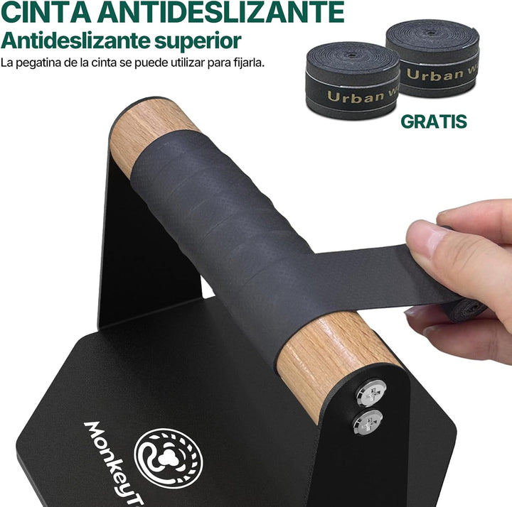 MonkeyTail Liegestützgriffe – Home Gym Ausrüstung für Push-Ups & Armmuskeltraining – Schaumgriff (Sc