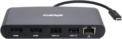 CalDigit Thunderbolt 3 Mini Dock (HDMI 2.0)- Portable, busgesteuert, 40Gbs, Dual 4K @ 60Hz, USB 3.0