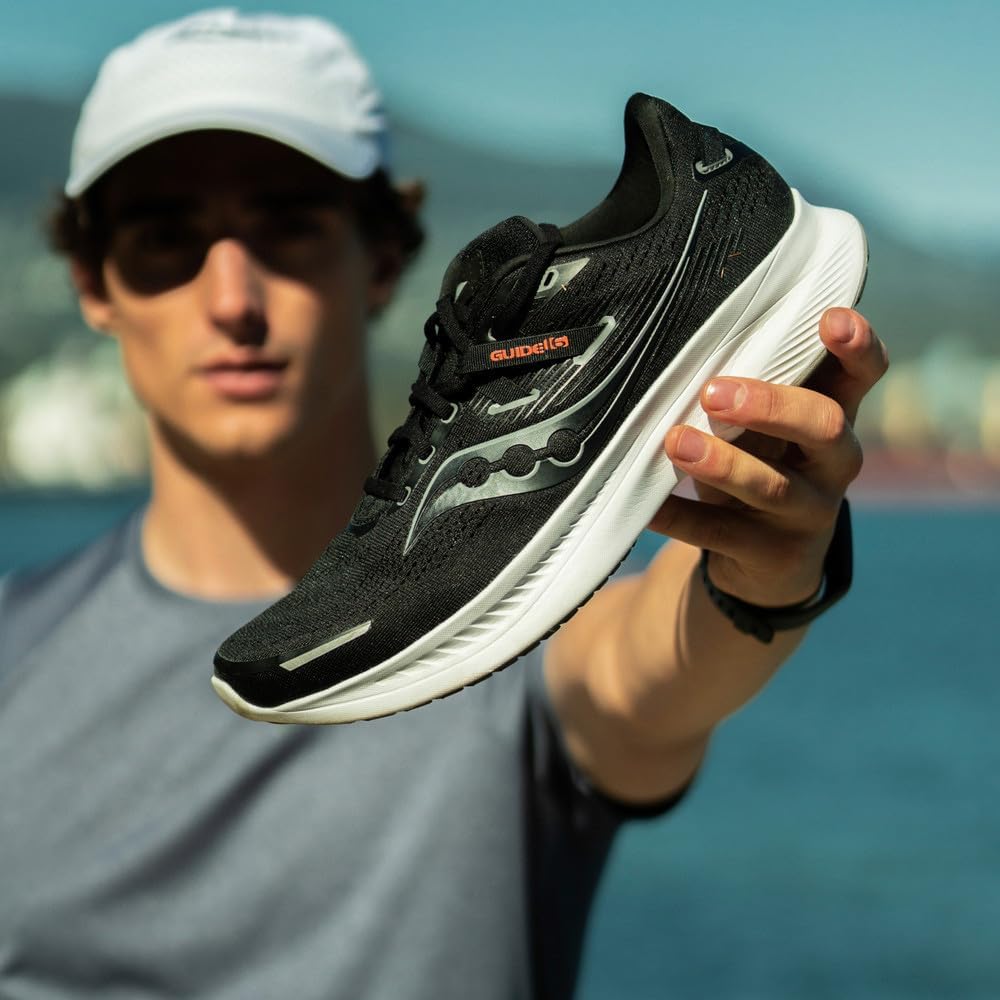 Saucony Herren Sneaker 45 EU Schwarz Weiss
