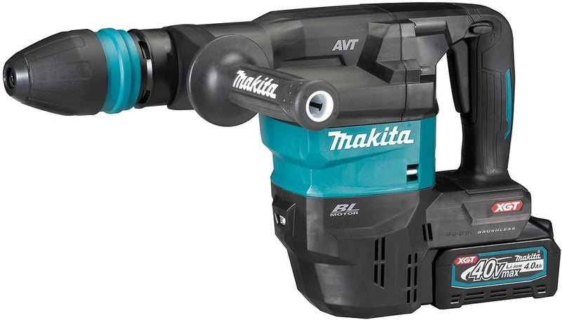 Makita HM001GM201 Akku-Stemmhammer 40V max. / 4,0 Ah, 2 Akkus + Ladegerät im Transportkoffer inkl. A