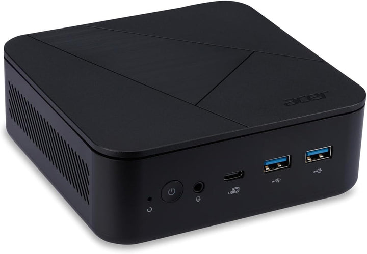 acer Mini PC | Veriton NUC | Schwarz | Core 5 120U | RAM: 8GB | SSD: 500GB | Windows 11 Pro | Sicher